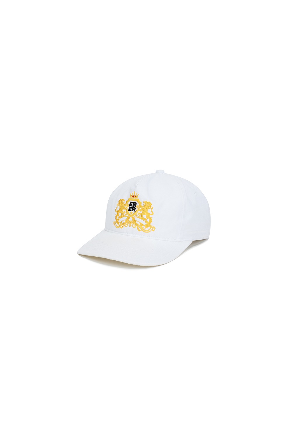 Lion 5panel cap - White