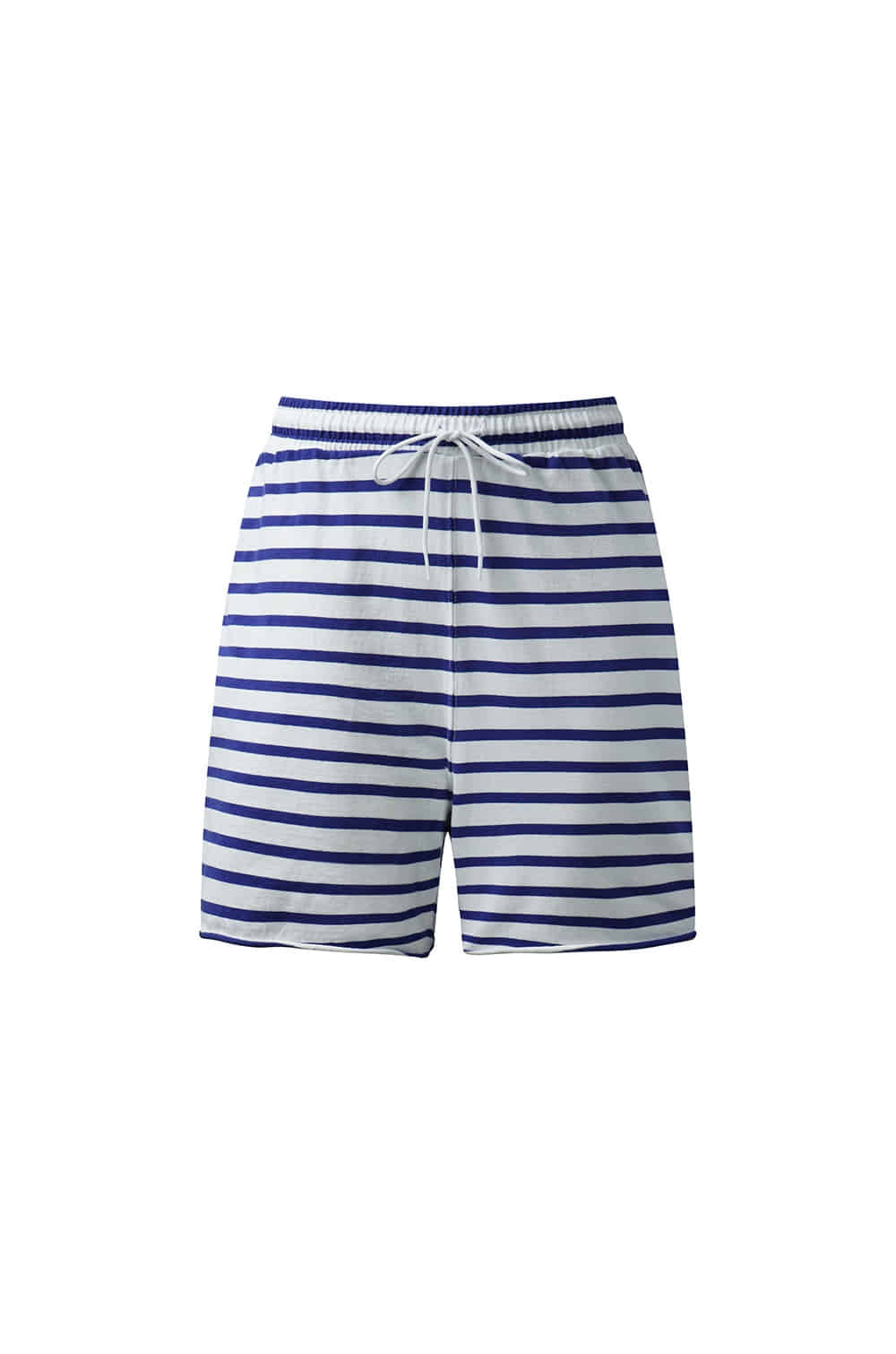 Men Striped shorts - Blue